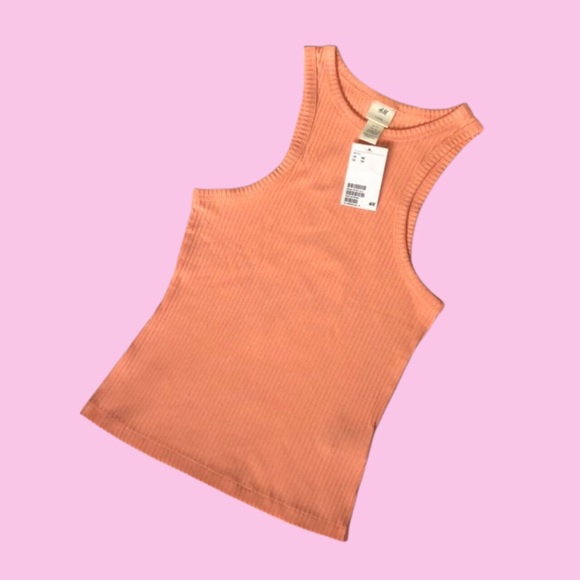 Peach Racerback Tank Top - Picture 2 of 4